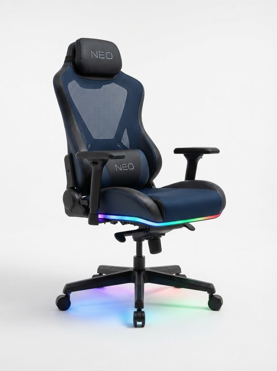 Chaise gaming ChaiseDegam Titan B3 bleu foncé