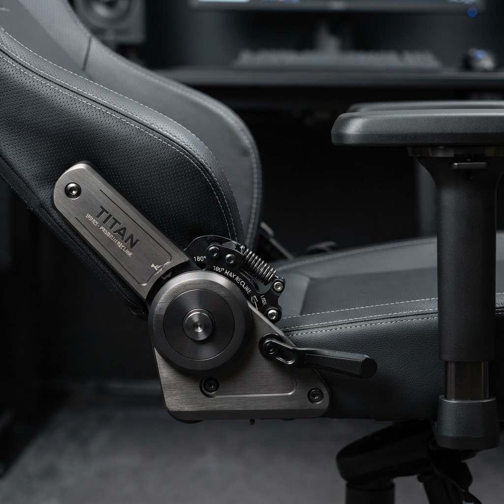 Mécanisme d'inclinaison 180 degrés de la chaise gaming